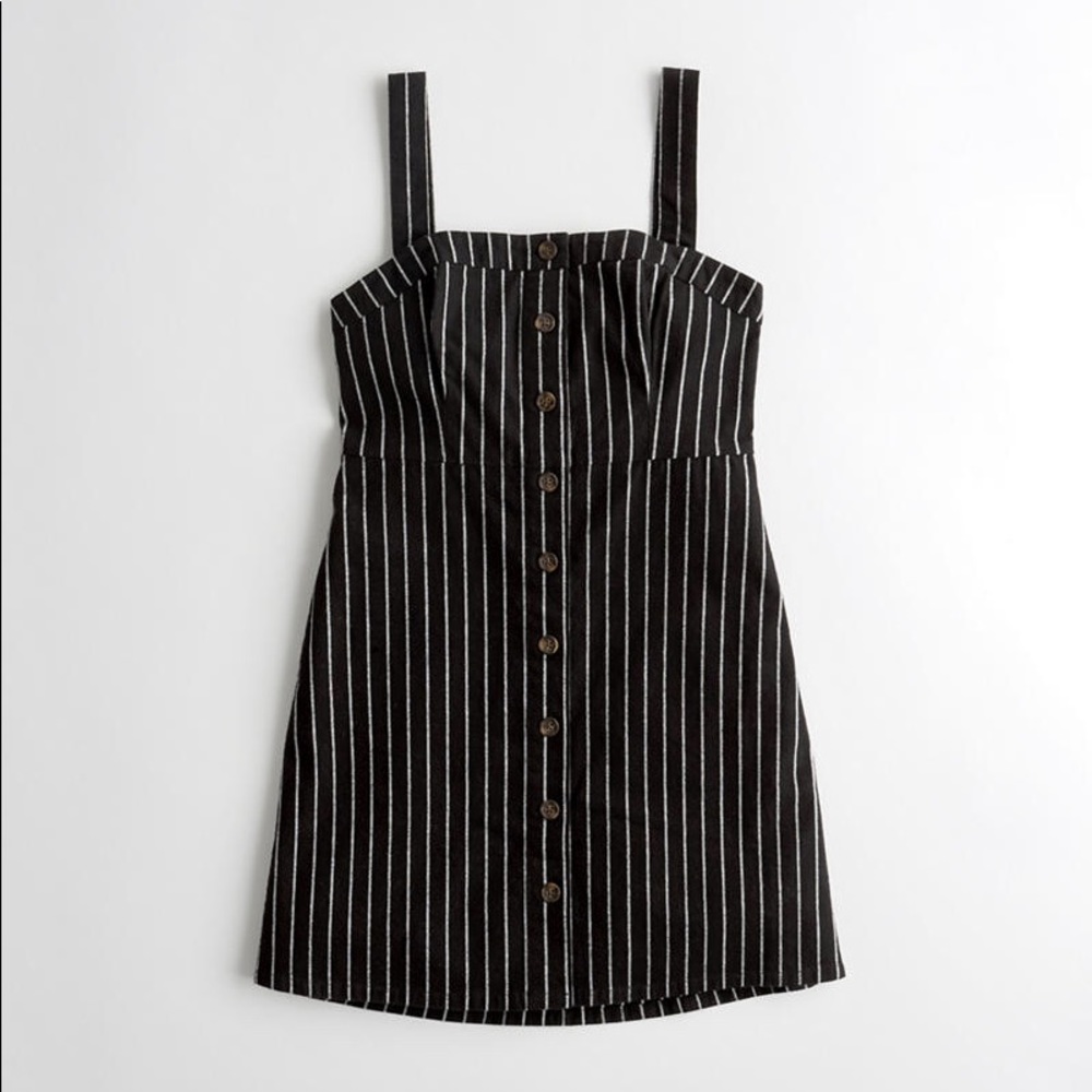 Hollister button front a-line dress